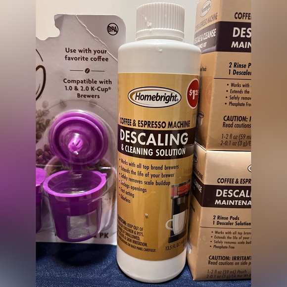 JK* New! Coffee K Cup Filters and Cleaner Solutions Bundle - Picture 3 of 8